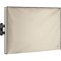 Outdoor Tv Cover 55 Inch Weatherproof And Waterproof | Tv Cover For Outside 55 | Outdoor Tv Enclosure | Smart Shield Tv Screen Protector For Outside Tv | 55 Inch Tv Cover Outdoor | Tv Display Protectors - Beige