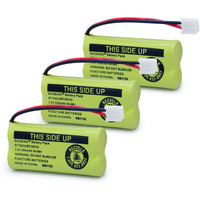 Baobian Bt18433 Bt28433 Cordless Phone Battery Compatible With At&T/Lucent Bt-18433 Bt-184342 Bt-28433 Bt-284342 Bt-6010 Bt-8000 Bt-8001 Bt-8300 Empire Cph-515D Cph515D 2.4V 550Mah Ni-Mh(Pack Of 3)