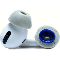 Dekoni Audio Memory Foam Earphone Tips For The Apple Airpods Pro & Airpods Pro 2 - Grey  Xl 1 Pair