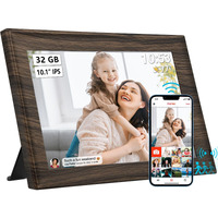32Gb Frameo 10.1 Inch Smart Wifi Digital Photo Frame 1280X800 Hd Ips Lcd Touch Screen  Auto-Rotate  Motion Sensor  Built In 32Gb Memory  Share Moments Instantly Via Frameo App From Anywhere