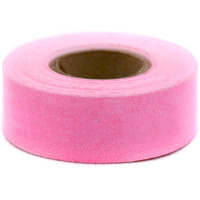 Chromalabel 1 Inch Colored Masking Tape  High Visibility Labeling Tape  Easy To Write On Colored Masking Tape For Kids - 500 Inch Roll (13.88 Yards)  Matte Finish Fluorescent Pink Fun Tape