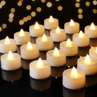 Amagic 100 Pack Battery Operated Tea Lights Candles  Fake Tealights Candles  Flameless Led Tea Lights For Halloween  Wedding  Votive  Festival  Table Decor(100 Pack  Warm White)