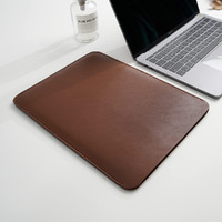 Benfan Laptop Sleeve 13 Inch Compatible With 2024 Macbook Air 13 M3 M2 M1  New Macbook Pro 13 M2 M1 Color Dark Brown