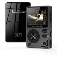 Hifi Walker H2 Hifi Mp3 Player With Bluetooth  Lossless Dsd Dac Flac  High Resolution Music Player  Portable Audio Player With 64 Gb Memory Card  Supports Up To 256 Gb