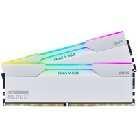 Klevv Cras V Rgb Ddr5 64Gb (2X32Gb) 6000Mhz Cl30 A-Die 1.35V Gaming Desktop Ram Memory Sk Hynix Chip Xmp 3.0 / Amd Expo Ready - White (Kd5Bgua80-60A300J)