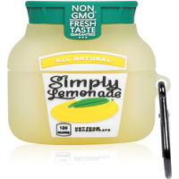 Oqplog For Airpod Pro 2019/Pro 2 Gen 2022 Case - Yellow Lemonade Food Design Cute 3D Cartoon Funny Kawaii For Airpods Pro Soft Silicone Cover Cool Air Pods Pro Cases For Girls Women Boys Girly Teen