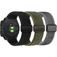 Olytop For Garmin Instinct/2 Solar Watch Bands  22Mm Soft Elastic Nylon Ultra-Light Wristband Replacement Strap Men Women For Garmin Instinct Tactical/Esports/Solar/Tide  Black+Army Green+Grey