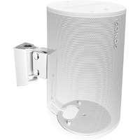 Emaquin Wall Mount Bracket For Sonos Era 100 Speaker (Swivel And Tilt Sturdy Metal Enduring Paint Finish Easy To Intall Compatible With Sonos Era 100 Single Pc White)
