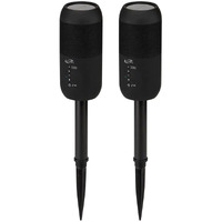 Ilive Isbw240Bdl Isbw240Bdl Bluetooth Indoor And Outdoor Waterproof Speakers With Removable Stakes  2 Count  Black
