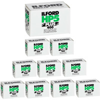 Ilford Hp5 Plus  Black And White Print Film  35Mm  Iso 400  36 Exposures (10 Pack)