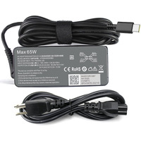 65W Type C Usb-C Charger For Lenovo Chromebook 100E 300E 500E C330 C340 S330 Yoga C930 C740 S730 730 730S 720 910 920 Thinkpad X1 Carbon 5Th 6Th 7Th 8Th Gen T480S T490S T580S T580 T590 T480 E480