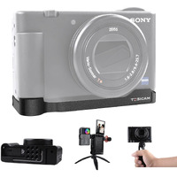Tosicam Zv1 Camera Base Mount Bracket For Sony Zv1 Compact Camera Cold Shoe Mount Microphone/Light Extension Support Vertical Video Youtube Vlog Accessories
