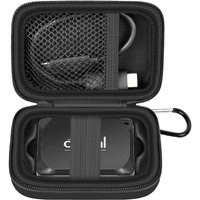 Carrying Case Compatible With Crucial X10/ X9 Pro 4Tb/ 2Tb/ 1Tb Portable Ssd  External Solid State Drive Hard Storage Holder Bag Fits For Usb-C Cable (Box Only)