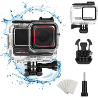 Pctc 60M(197Ft) Waterproof Case For Insta360 Ace Pro  Accessories For Insta 360 Ace Pro Waterproof Case Protective Underwater Dive Housing Shell With Bracket Accessories