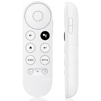 New Voice Remote Control For Google Chromecast Tv 4K (Snow)  Replacement Remote For Google Chromecast 4K Snow Hd Tv G9N9N Ga01409-Us Ga01919-Us Ga01920-Us Ga01923-Usga01409-Us