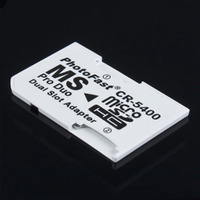 Micro Sd Tf To Memory Stick Ms Pro Duo For Psp 1000/2000 / 3000 Card Dual 2 Slot Adapter Converter Cr-5400 Cr5400