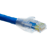 Truecable Rj45 Strain Relief Boots  8.0Mm Slip-On Pvc Plug Cover  Transparent  100 Pieces