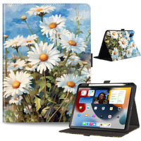 Anpredo Case For Ipad Pro 11 Inch With Pencil Holder  Auto Wake/Sleep  Magnetic Clasp  Cover For Ipad Pro 11 1St/2Nd/3Rd/4Th Generation  White-Daisy