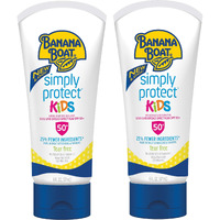 Banana Boat Kids 100% Mineral Sunscreen Lotion Spf 50  Twin Pack | Kids Sunscreen  Kids Sunblock  Banana Boat Mineral Sunscreen For Kids  Oxybenzone Free Sunscreen Spf 50  6Oz Each (Pack Of 2)