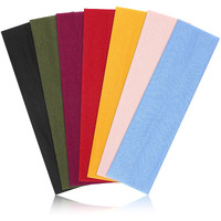 Headbands For Women Non Slip - 7Pcs Fashion Sports Hair Bands For Women's Hair  Soft Cotton Cloth Stretchy Headbands For Women For Workout Yoga Running