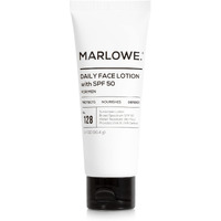 Marlowe. No. 128 Men's Facial Lotion With Sunscreen Spf 50  3.4 Oz  Oil-Free  Lightweight Daily Face Moisturizer For Men  Includes Natural Extracts To Hydrate  Nourish & Soothe