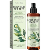 Pharm To Table Scalp Relief Tea Tree Leave-In Conditioner  Relieve Itchy  Dry Scalp  Detangles Hair  240Ml/8 Fl Oz