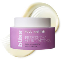 Bliss Youth Got This And Pure Retinol Deep Hydration Moisturiser Visibly Diminishes Fine Lines Clean Fragrance-Free Cruelty-Free Paraben Free Vegan 50 Ml