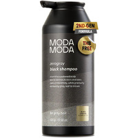 Moda Moda Zero Gray Black Hair Shampoo (10.58 Oz) | Natural Darkening Color For Hair & Scalp | Age-Defying  Volumizing Formula That Reduces Hair Breakage