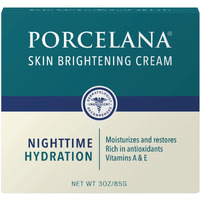 Porcelana Nighttime Hydration Cream Updated Formula - Fades Dark Spots & Evens Skin Tone - For Sun Or Age Spots  Acne Scarring  Melasma & Other Discoloration - Moisturizer W/Vitamins & Antioxidants