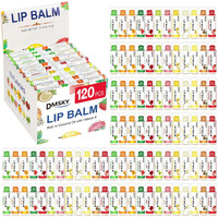 Dmsky 120 Pack Lip Balm  Lip Balm Bulk With Vitamin E And Coconut Oil  Moisturizing Lip Balm For Dry Lips  Stocking Stuffers For Women Girls-12 Flavors