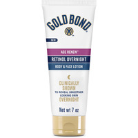 Gold Bond Age Renew Retinol Overnight Body & Face Lotion  With Retinol & Peptide Complex  For Dry Skin  7 Oz.