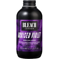 Bleach London Bruised Violet Color - Semi-Permanent Hair Color  Deep Dramatic Purple  Vegan  Cruelty Free  Temporary Hair Color Cream  5.07 Fl .Oz