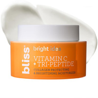 Bliss Tri-Peptide Brightening Moisturizer | Vitamin C & Squalane | Hydrating Anti-Aging Face Cream For Radiant Skin | Clean Vegan & Cruelty Free 1.7 Fl Oz