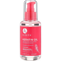 Luseta Keratin Hair Oil Serum For Color Treated Damaged & Dry Hair Strengthening & Nourishing  Keratin Hair Treatment Oil  Free Of Sulfates  Paraben And Gluten 3.38 Oz