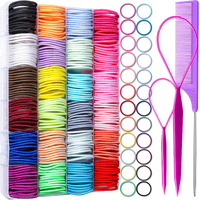 Ygdz Toddler Hair Accessories: 312 Elastic Hair Ties In 24 Colors  Small 3Cm No Crease Ponytail Holders For Girls