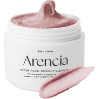 Arencia Rosehip Brightening Rice Mochi Face Cleanser & Daily Scrub - Moisturizing  Exfoliating & Deep-Cleansing - All Skin Types With Rice Powder & Rice Water (1.76Oz)