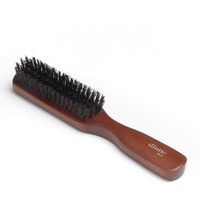 Diane Reinforced Boar Bristle Styling Brush For Men And Barbers - Medium Bristles For Thick And Curly Hair - Use For Detangling  Smoothing  Wave Styles  Restore Shine And Texture