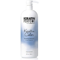 Keratin Perfect Color Smoothing Shampoo - Salon Quality Dye Product That Is Safe For Colored Hair - The Best Nourishing Extracts For Protecting The Scalp - Makes Keratin Treatment Optional - 32 Oz