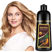Fvquhvo Instant Hair Color Shampoo  Blonde Brown For Women Men  Long Lasting Brown Hair Dye Colors In Minutes  Easy To Use