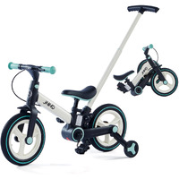 Jmmd Toddler Bike With Push Handle For Kids 18 Months-5 Years  6 In 1 Push Bike With Training Wheels & Pedals  Balance Bike For Boys And Girls With Brakes & Kickstand  Mint