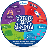 Skillmatics Flash Cards For Toddlers - Jump & Learn Letters  Numbers  Shapes & Colors  Preschool Learning  Travel Toys  Gifts For Kids Ages 2  3  4  5