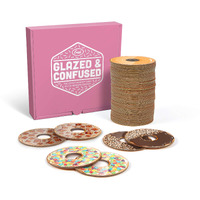 Genuine Fred Glazed And Confused  Donut Memory Game  Include 48 Donuts With 24 Toppings To Pair. Great Family Game For Kids & Adults. Fun Gift For Kids. Memory And Matching Game For Kids 5+
