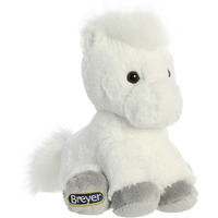 Breyer Aurora Exquisite Horse Stuffed Animal - Realistic Detailing - Imaginative Play - White 8 Inches