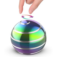 Kryfa Fidget Toys For Adults Kids  1.77"" Kinetic Spinning Desk Toys For Office For Adults  Kinetic Fidget Spinner For Stocking Stuffers Toys  Party Favors Toys (1.77""  Rainbow)