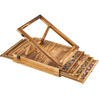 Lavievert Jigsaw Puzzle Sorting Trays & Puzzle Bracket Set  Adjustable Puzzle Easel Holder For Puzzle Boards Of Varied Sizes  Wooden Puzzle Sorters With Drawer Design For Puzzles Up To 1500 Pieces