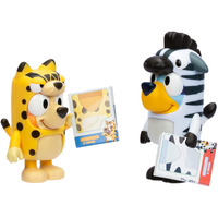 Bluey Figure 2-Pack - Animal Costumes  2.5 Inch Figures With Accessories  Kids Can Recreate Their Favorite Moments From The Episode - Onesies