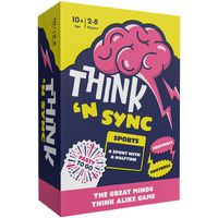 Gamewright - Party To Go - Think 'N Sync - The Great Minds Think Alike Game - Age 10+  3-8 Players