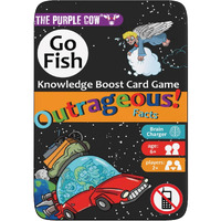 The Purple Cow Go Fish! - Outrageous Facts - The Classic Card Game With A General Knowledge Boost For Kids & Families Ages 6+