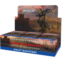 Magic: The Gathering Commander Legends: Battle For Baldurs Gate Draft Booster Box | 24 Packs (480 Magic Cards)