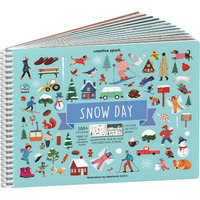 Cupkin Snow Day Sticker Book Activity For Kids  Side By Side Winter Sticker Book  Fun Kid Road Trip Activity  500+ Kids Stickers + 12 Sticker Scenes And Coloring Book Pages  Kids Crafts For Ages 2-8